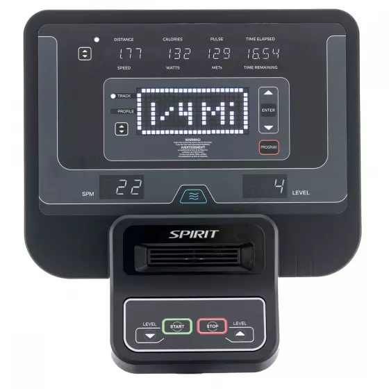 Spirit Recumbent Stepper w Swivel Seat